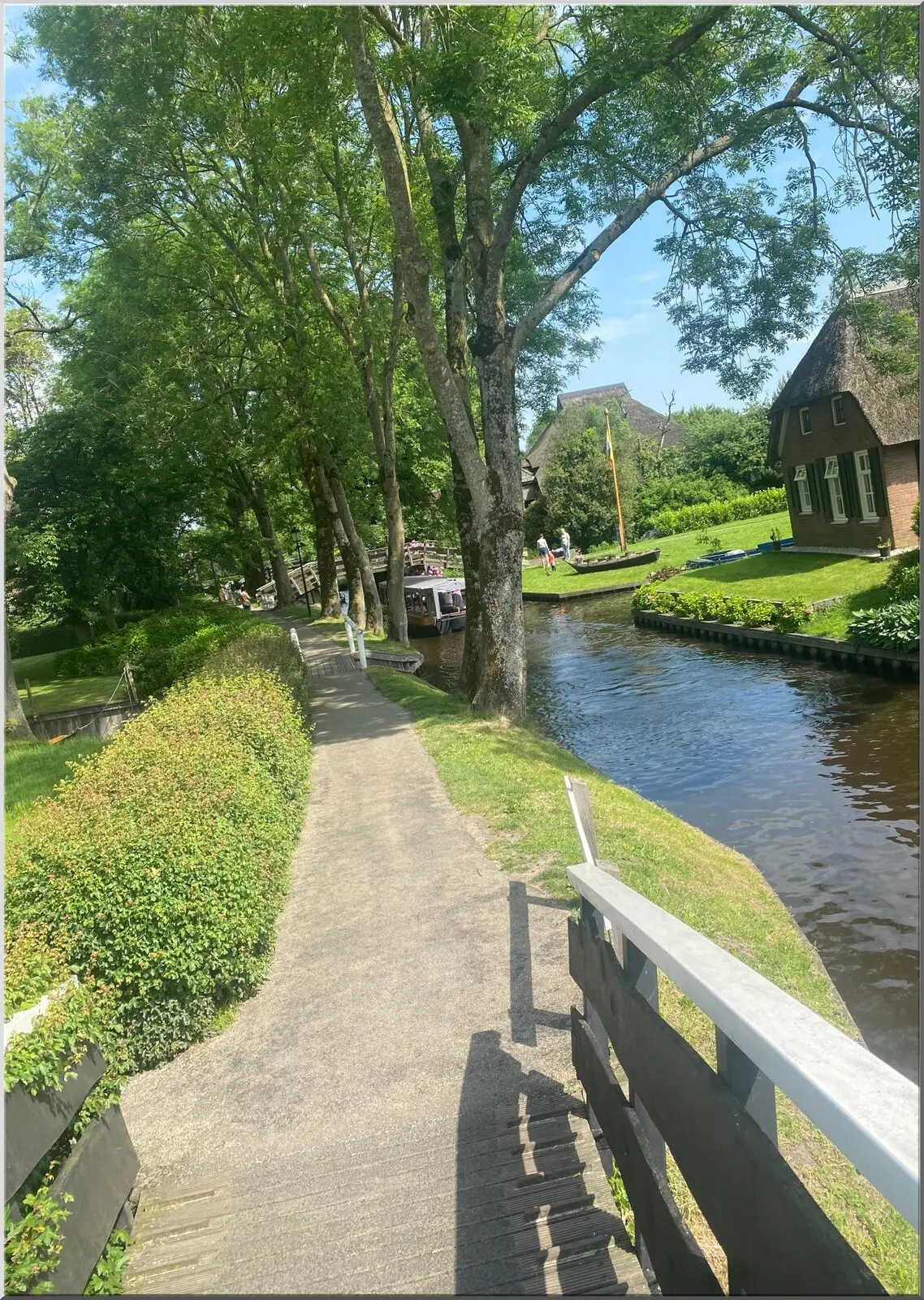 Postkarte Holland Kleines Venedig Ort Giethorn
