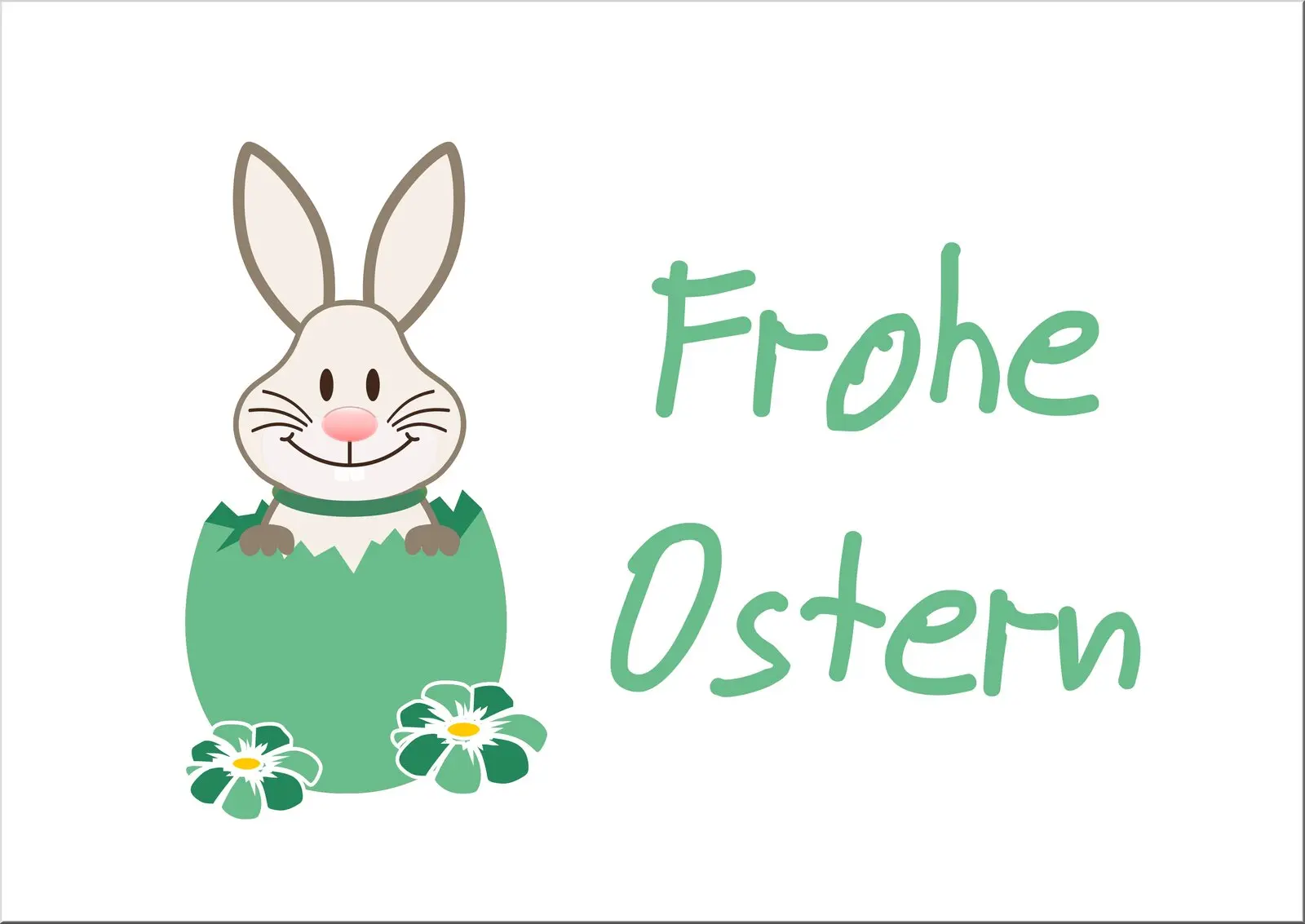 osterpostkarten 6 stück im set alles verschiedene farben