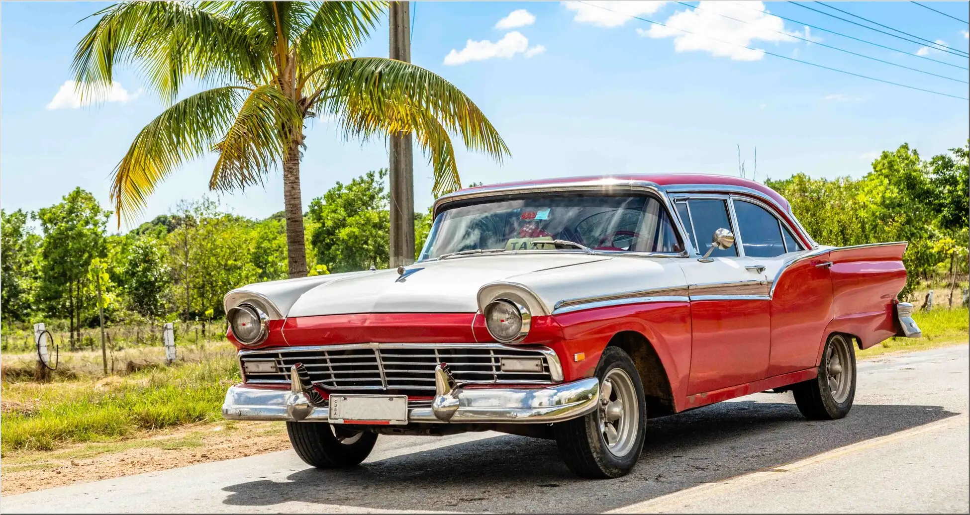 Roter Oldtimer
